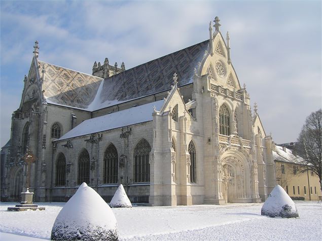 Brou sous la neige - © Herwey Ville Bourg-en-bresse