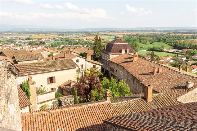 vue de Pérouges depuis la tour de guet - Marilou Perino