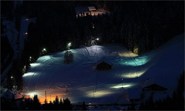 Piste de ski de fond du Grand-Paradis à Champéry - Litescape Media