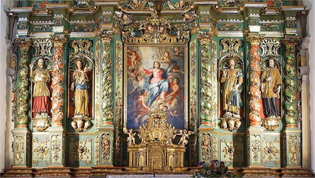 Le retable Eglise de Cordon - Cordon Tourisme