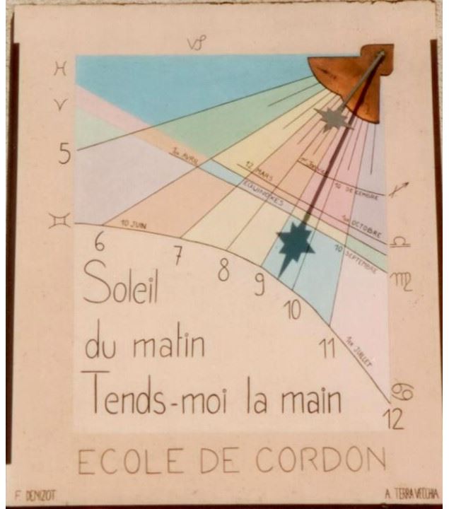 Les cadrans solaires de l'école de Cordon