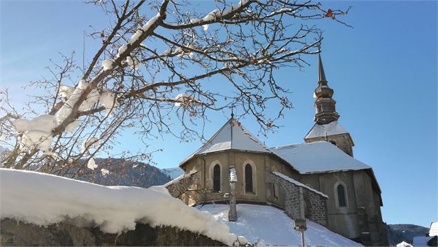 Abbaye d'Abondance sous la neige - Patrick Brault