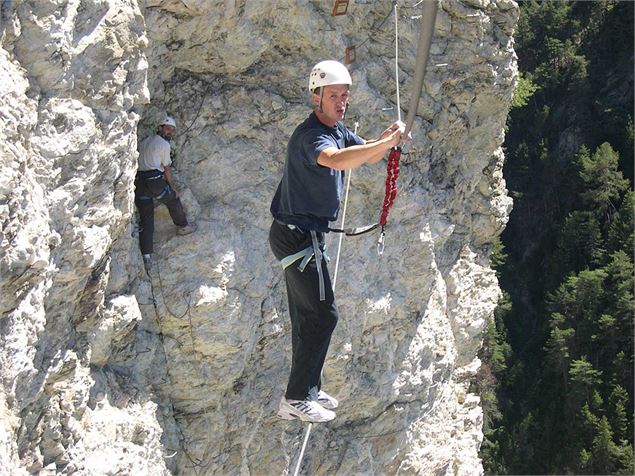 Via ferrata du Diable Les diablotins à Aussois - Auvergne Rhone Alpes Tourisme Tristan Shu