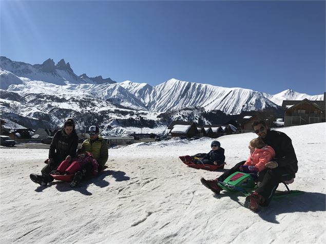 Piste de luge du Mollard et Aiguilles d'Arves - Albiez Tourisme