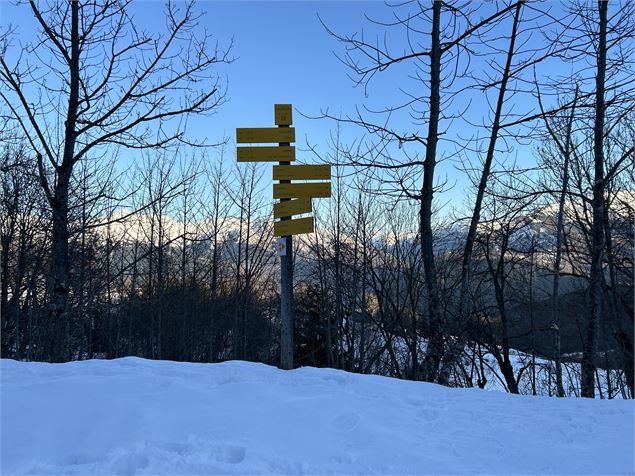 Sentier du Haut Les granges panneau - LBOUTIOT