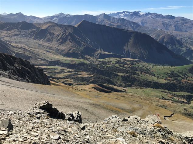 Vue sur le Glacier de l'Étendard depuis le Col d'Emy - L.Boutiot