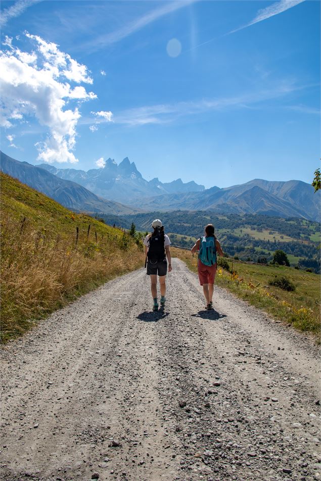 Sur le sentier de la Plaigne à Albiez-Montrond - Eric David