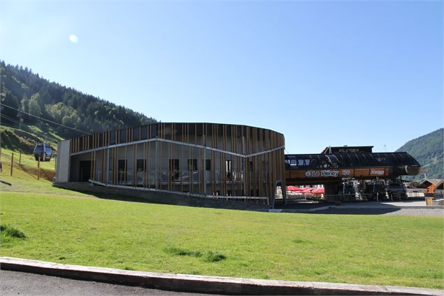 Départ du Télécabine du Pleney - Morzine - Portes du Soleil