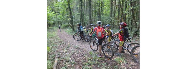 VTT en forêt de Rothonne - Maxime Ballet