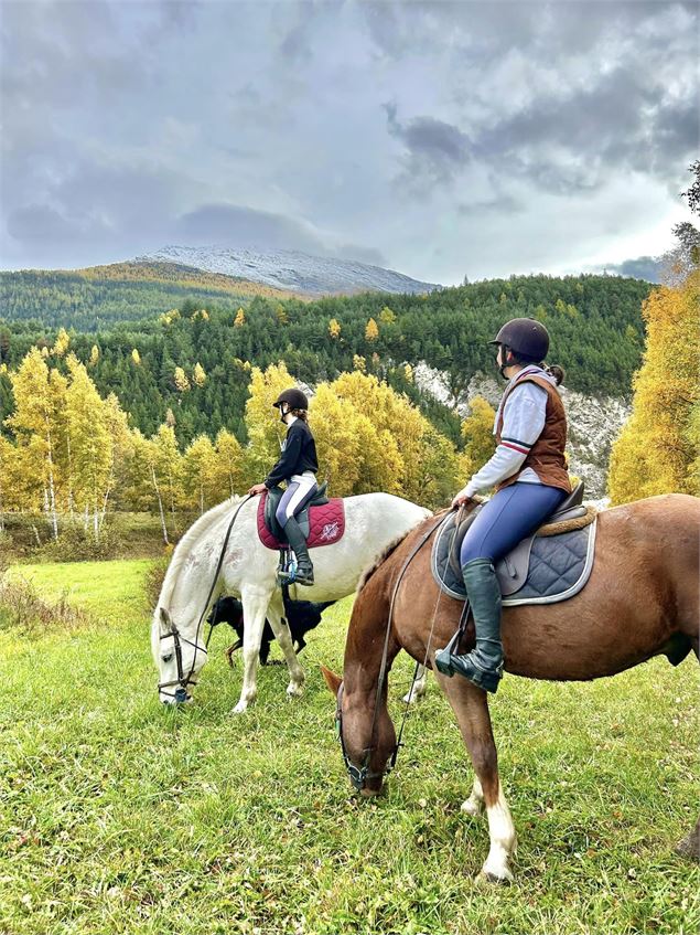 Balade à cheval en automne - C.Gallarato