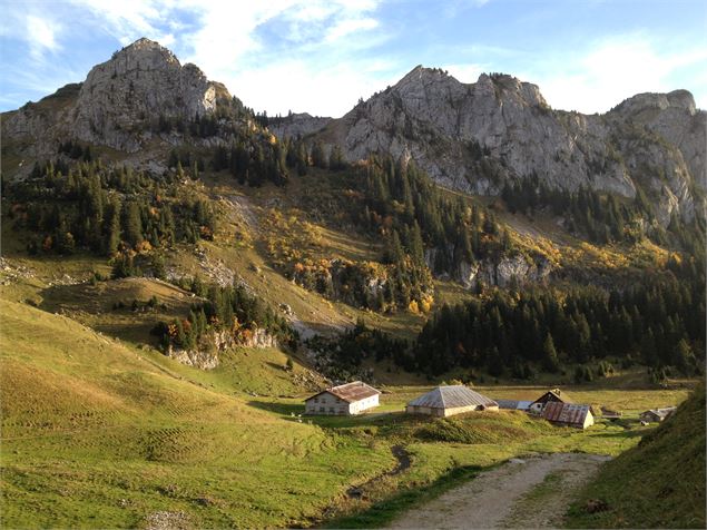 Vue sur le hameau de Bise, Vacheresse - A. Berger / SIAC