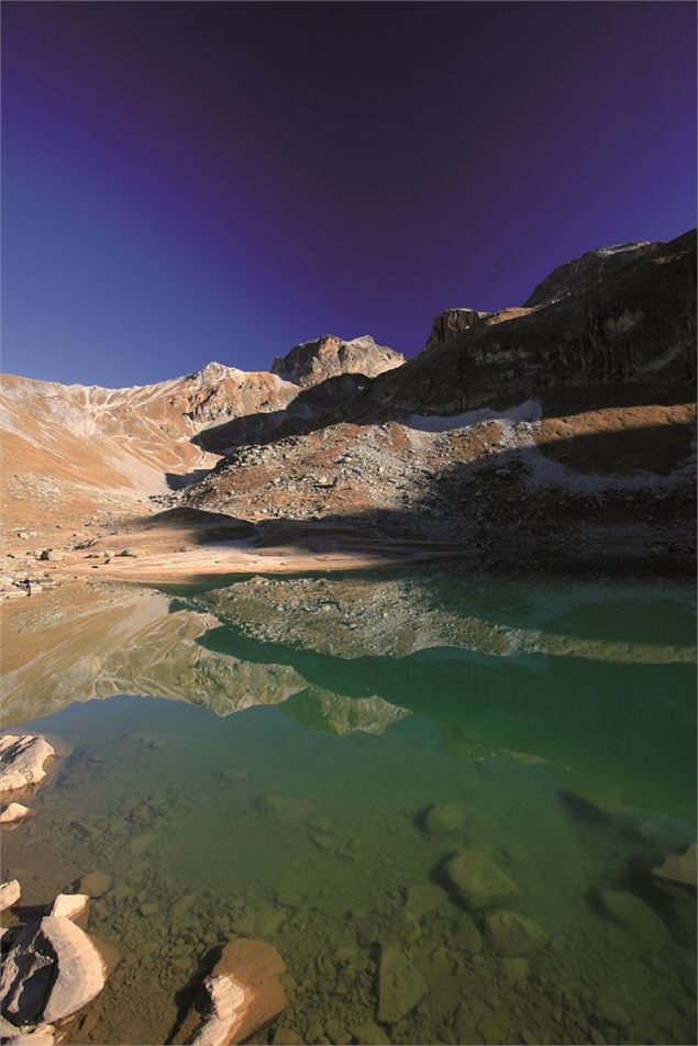 Les eaux vertes du lac de la Partie - K.Mandray