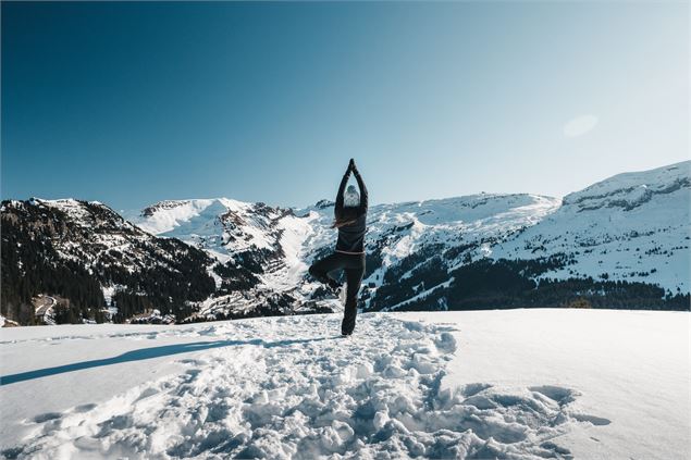 Parcours de yoga en hiver - Monica Dalmasso