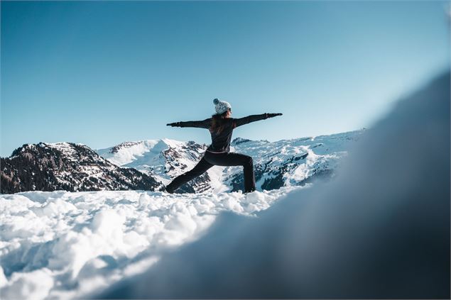 Parcours de yoga en hiver - Monica Dalmasso