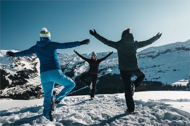 Parcours de yoga en hiver - Monica Dalmasso