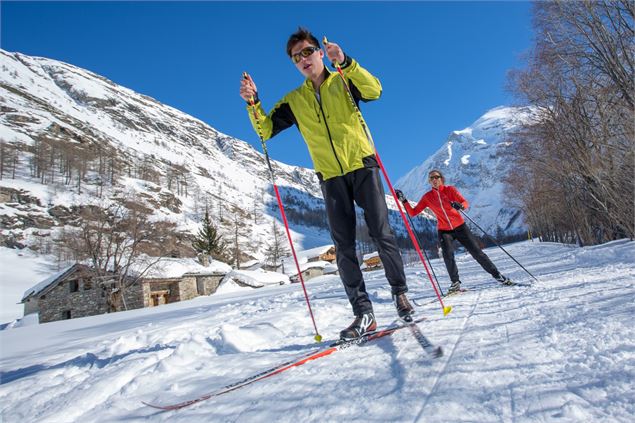 Les hameaux de Bessans en hiver, la Goulaz - HMVT/Alban Pernet