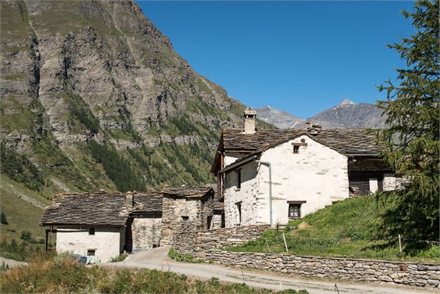 Le hameau d'Avérole à Bessans - HMVT/Alban Pernet