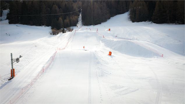 Le snowpark des Essarts à Val Cenis - OT HMV