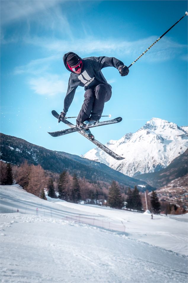 Le snowpark des Essarts à Val Cenis - OT HMV