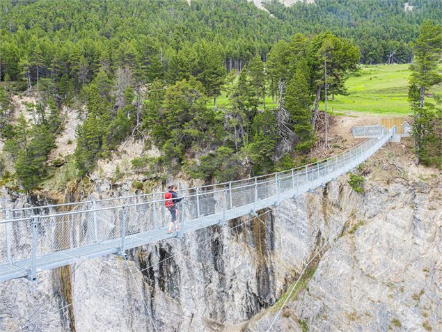 Passerelle himalayenne de Val Cenis Bramans - D. Cuvelier - OT HMV