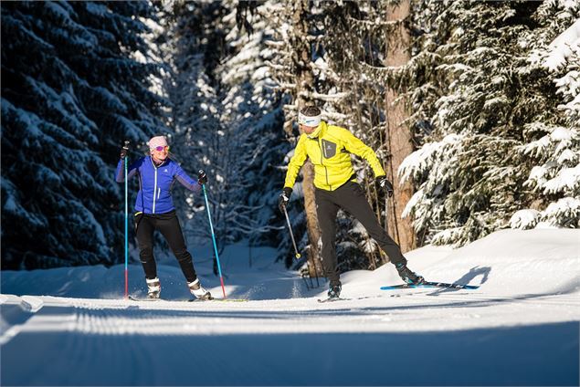 Ski de fond duo - Peignée verticale GCAT