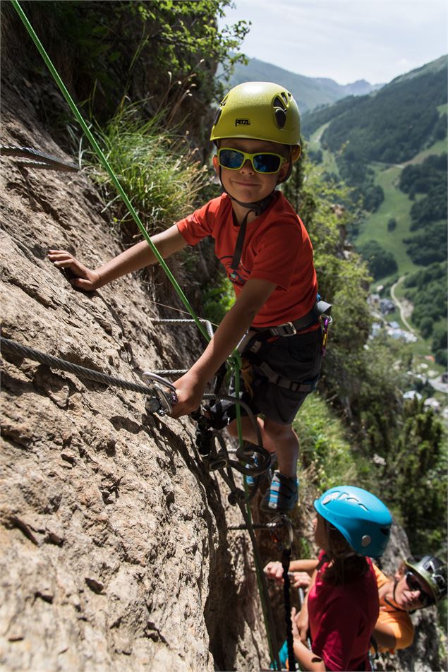 via ferrata de poingt ravier à valloire - A. Pernet / Ot Valloire