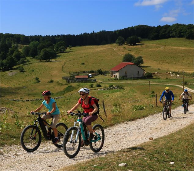 Circuit VTT 13 les Plans d'Hotonnes Plateau de Retord - Bugey Sud - © Maxime Ballet