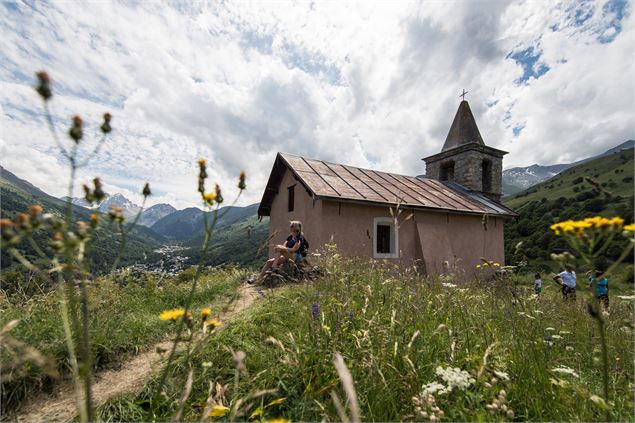 Arrivée de la Balade à Poingt Ravier - Xavier Aury / Valloire Tourisme