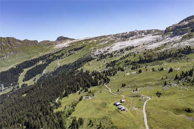 Vue sur l'alpage d'Aujon - OT Flaine-Candice Genard