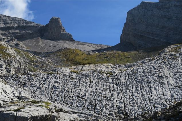 Lapiaz Porte des Aravis - Photo sous licence Creative Commons : https://creativecommons.org/licenses