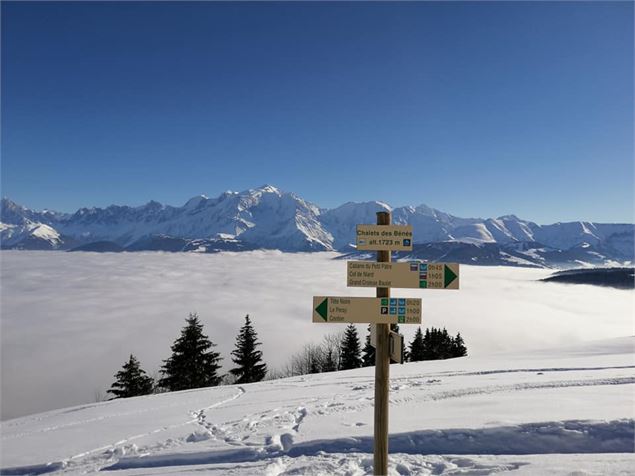 Panneau d'indication été au Plateau des Bénés - © Jean -Marc BAREY