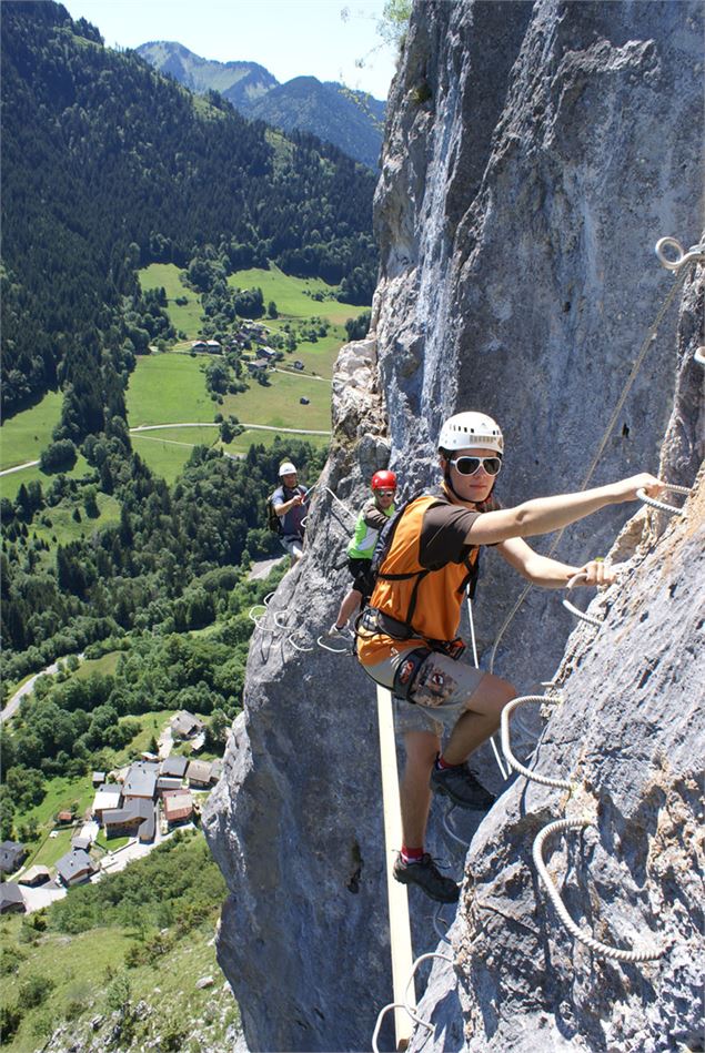 Voie de l'Oeil - Rocher de la Chau - OT Vallée d'Aulps