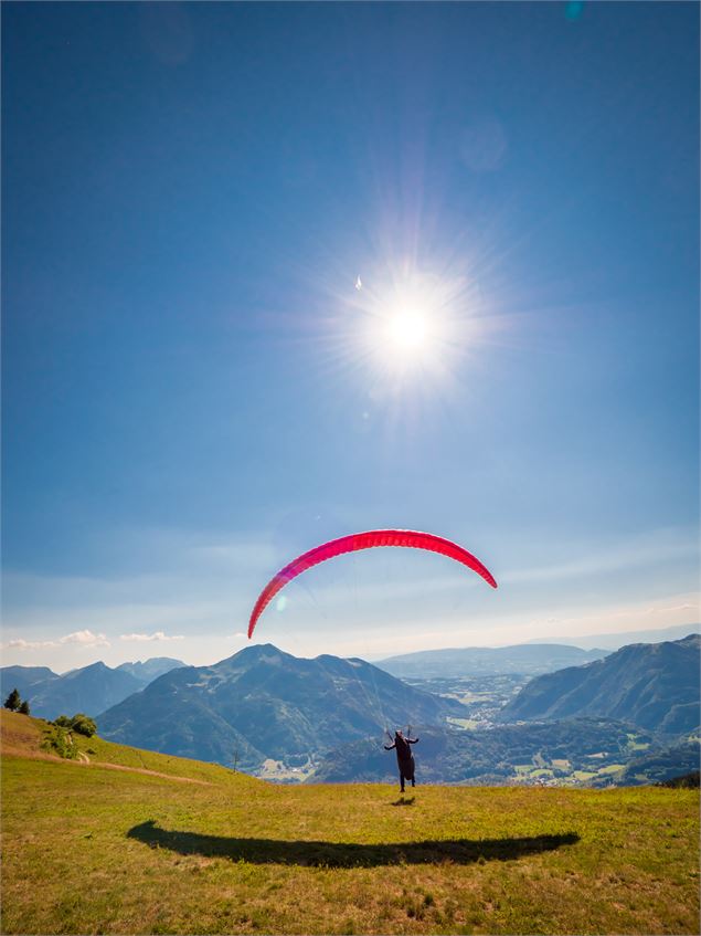 Decollage parapente Pertuiset - Olivier Octobre