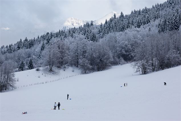 Circuit raquettes de l'Envers Bernex pays d'Evian