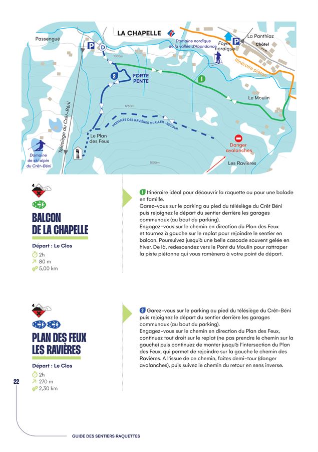 Fiche descriptive Plan des Feux Les Ravières - OT La Chapelle