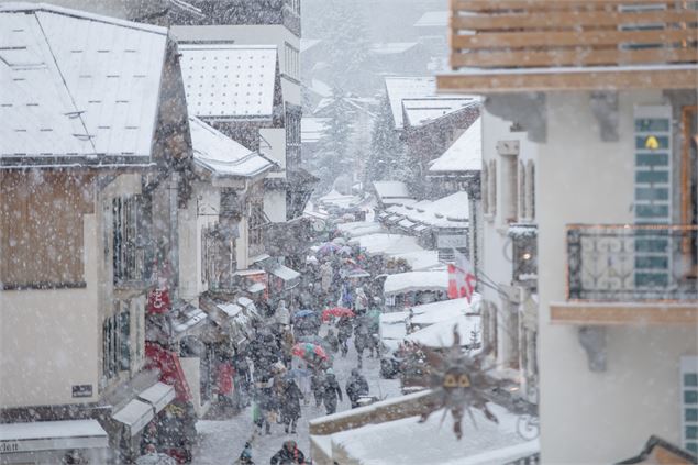 Itinéraire hiver rando du hameau du Maz au centre du village_Megève - nuts