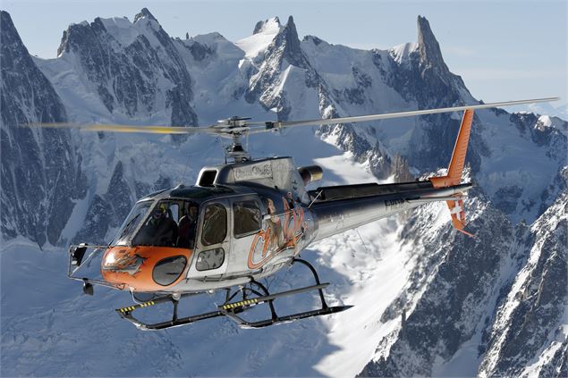 aiguilles de chamonix hélicoptère - CMBH