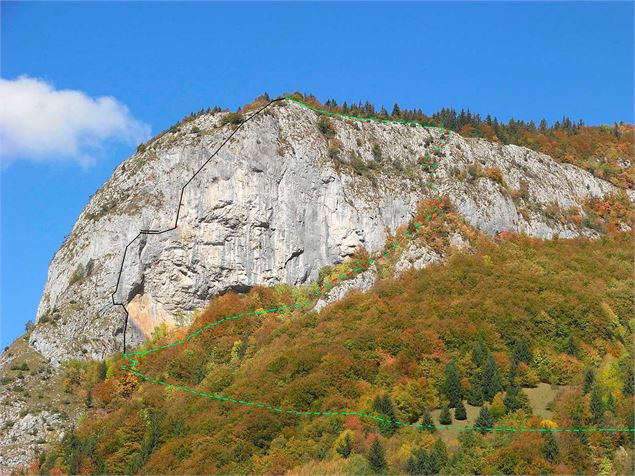 Voie de la Tête de l’Éléphant - Rocher de la Chaux - OT Vallée d'Aulps