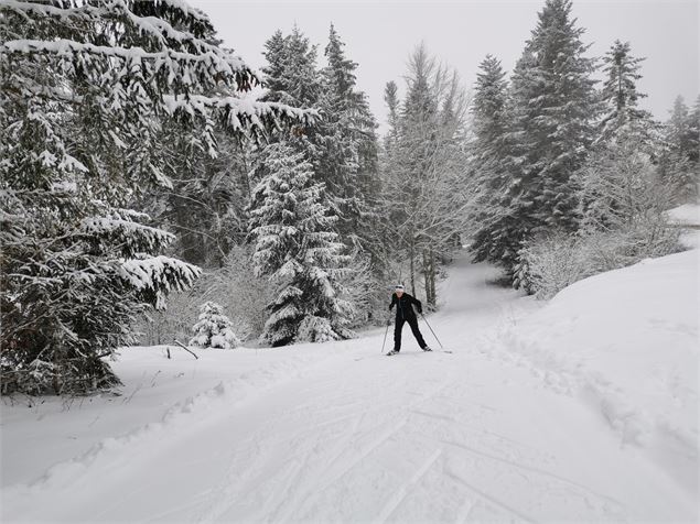 Photo de la montée du col - Amandine et Baptiste CHOUTKOFF