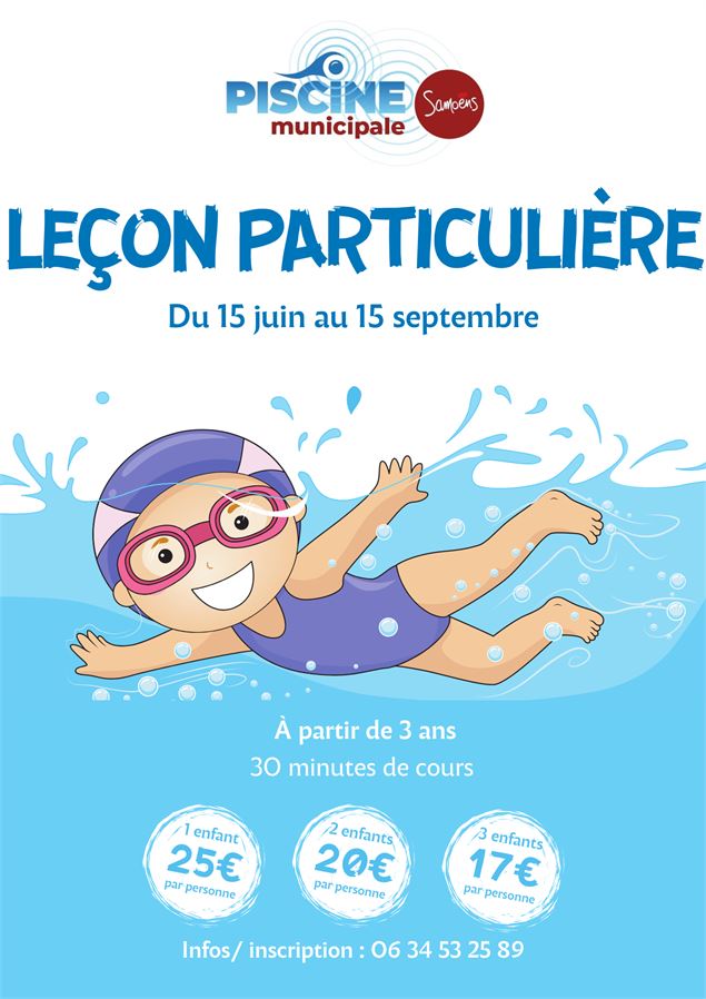 Cours de natation Samoens solo - OT Samoëns