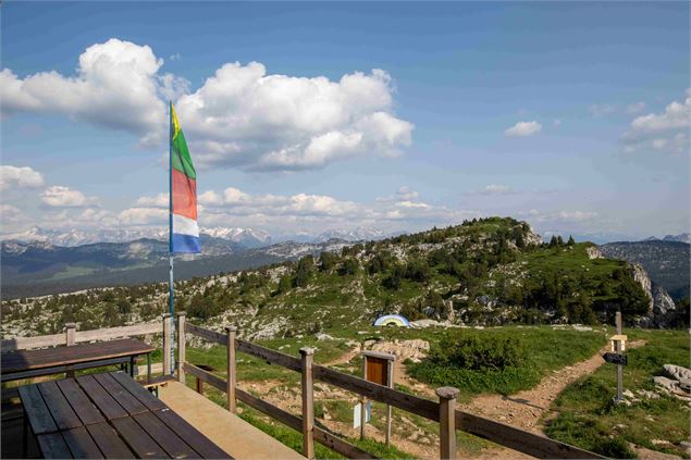 Vue depuis le refuge - OT Thônes Coeur des Vallées