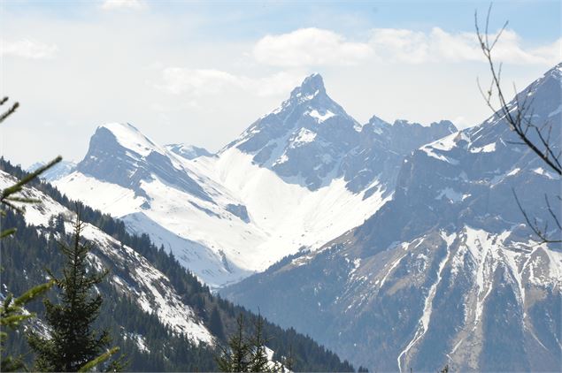 Pointe Percée au début du printemps - OT Les Carroz