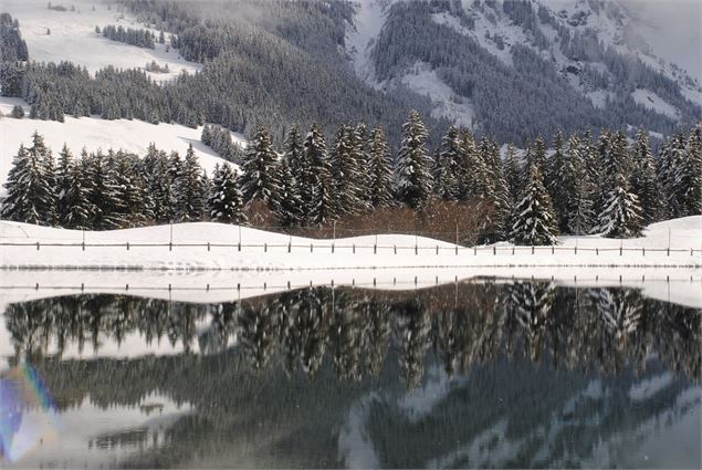 Itinéraire rando hiver Lac de Javen_Megève