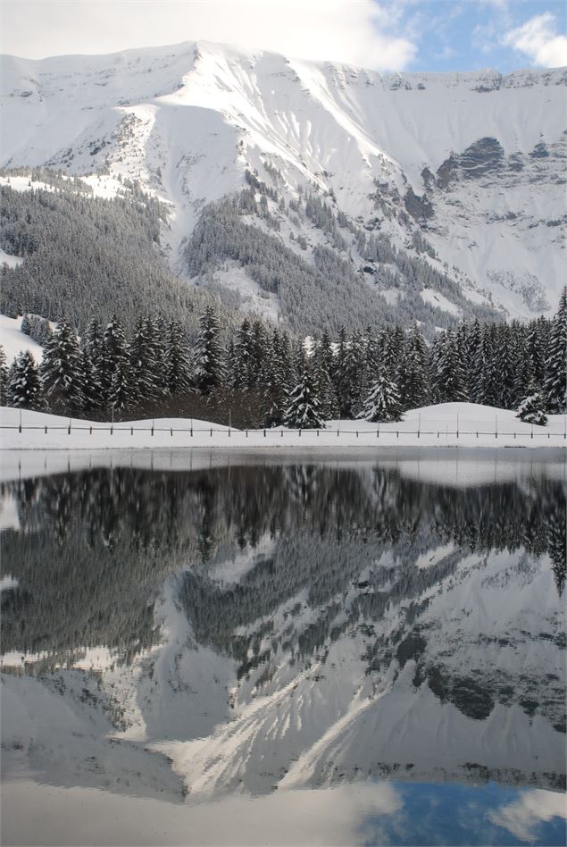 Itinéraire rando hiver Lac de Javen_Megève