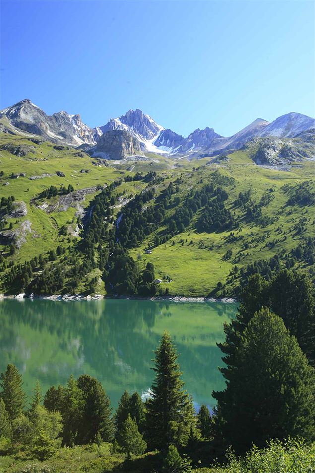 Barrages d'Aussois - Lac de Plan d'Amont - Parc national de la Vanoise - MO. JL Rigaux - OT AUSSOIS