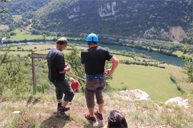 Rappel de la Pivoine - Roches du Jarbonnet - SCalland
